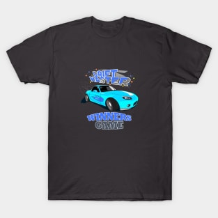 Drift Master Aqua Car design T-Shirt